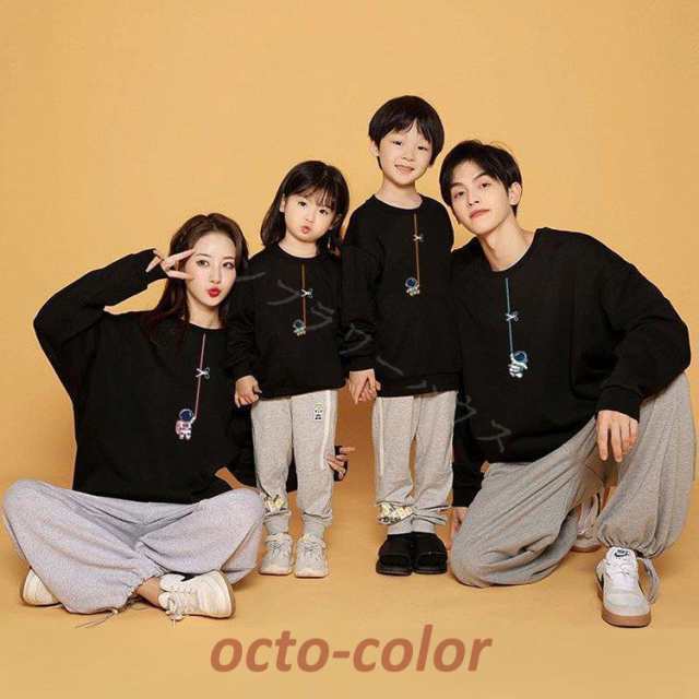 商品内容：ッス素材：ポリエステル、その他サイズ：子供用 大人用、詳しくはサイズ表にご覧ください。キーワード：リクコーデ 親子 ペアルック 長袖Ｔシャツ 親子コーデ 赤ちゃん ベビー キッズ 春 ママ 